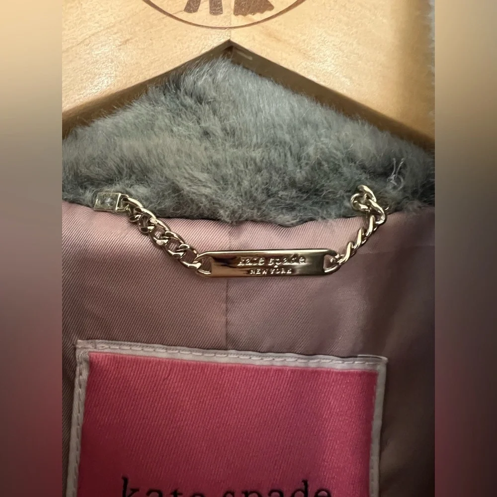 Kate Spade Faux Fur Coat - Size M - NWOT